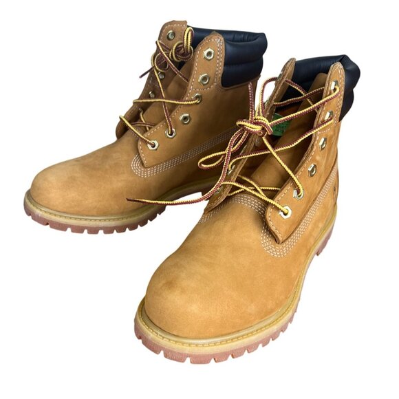 Timberland Womens 6-Inch Premium Waterproof Boots Ortholite Wheat Size 8M - Picture 10 of 16